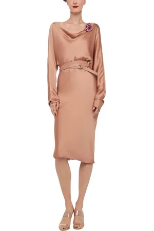Norma Kamali Donna, Abiti, Marrone, S, new
