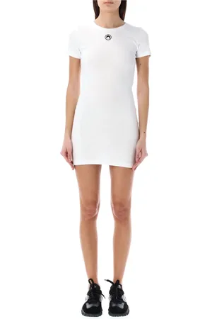Marine Serre Donna, Abiti, Bianco, M, new