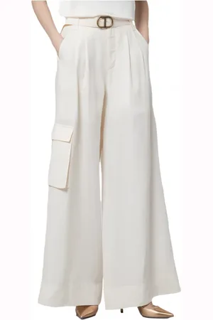Twin-Set Donna, Pantaloni, Bianco, S, new