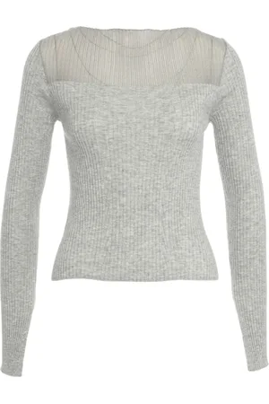 Pinko Donna, Maglie, Grigio, M, new