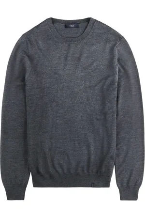 FAY Uomo, Maglie, Grigio, L, new
