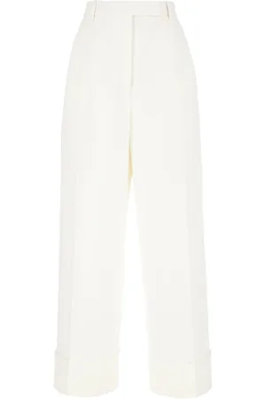 Thom Browne Donna, Pantaloni, Bianco, XL, new