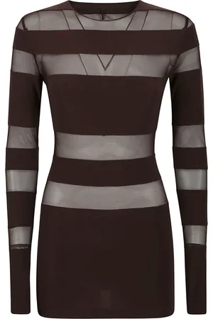 Norma Kamali Donna, Top, Marrone, M, new