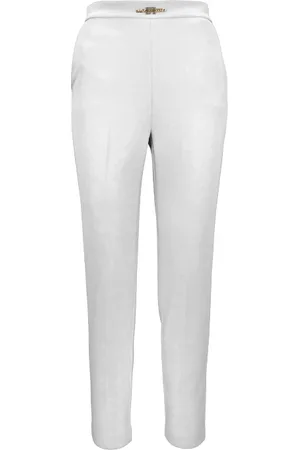 Elisabetta Franchi Donna, Pantaloni, Bianco, M, new