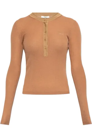Chloé Donna, Maglie, Marrone, S, new