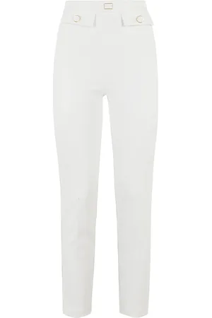 Elisabetta Franchi Donna, Pantaloni, Bianco, M, new
