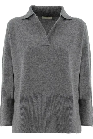 FEDELI Donna, Maglie, Grigio, M, new