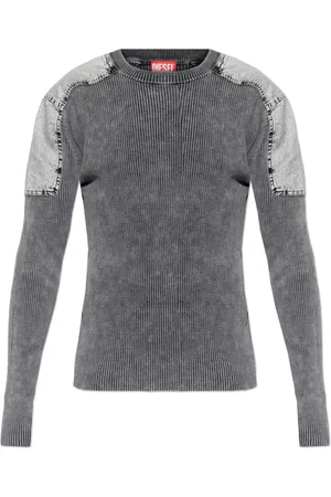 Diesel Uomo, Maglie, Grigio, XL, new