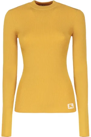Burberry Donna, Maglie, Giallo, M, new