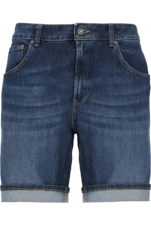 Dondup Uomo, Pantaloncini, Blu, W38, new