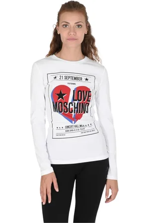 Moschino Donna, Top, Bianco, M, new