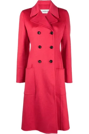 Lanvin Donna, Cappotti, Rosso, S, new