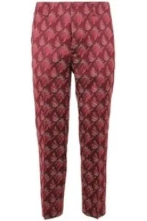 DRIES VAN NOTEN Uomo, Pantaloni, Rosso, L, new