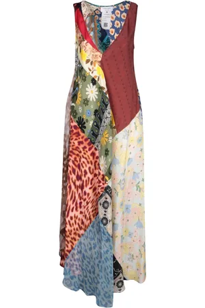 Marine Serre Donna, Abiti, Multicolore, S, new
