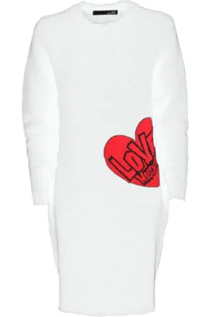 Moschino Donna, Abiti, Bianco, M, new