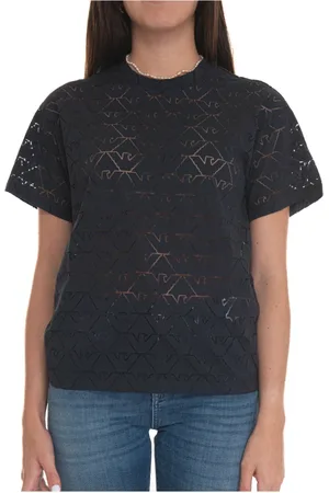 Emporio Armani Donna, Top, Blu, S, new