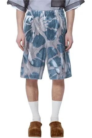 DRIES VAN NOTEN Uomo, Pantaloncini, Multicolore, L, new