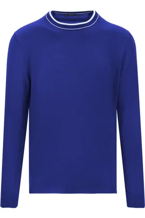 FAY Uomo, Maglie, Blu, L, new