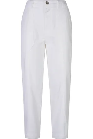 ELEVENTY Donna, Pantaloni, Bianco, S, new