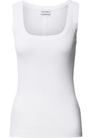 Calvin Klein Donna, Top, Bianco, L, new