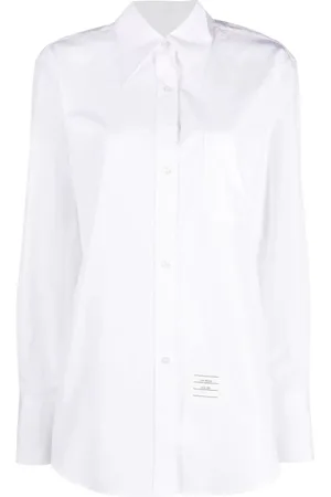 Thom Browne Donna, Camicette , Bianco, XS, new