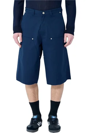 WALES BONNER Uomo, Pantaloncini, Blu, L, new