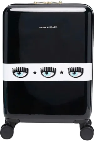 Chiara Ferragni Unisex, Suitcases, Nero, Taglia unica, new