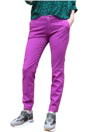 Masons Donna, Pantaloni, Viola, L, new