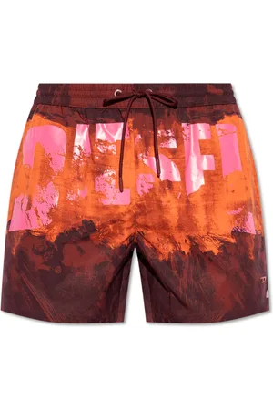 Diesel Uomo, Costumi da bagno, Rosso, XL, new