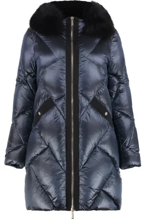 MOORER Donna, Cappotti, Blu, XS, new