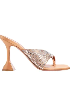 Amina Muaddi Donna, Scarpe, Arancione, 36 EU, new