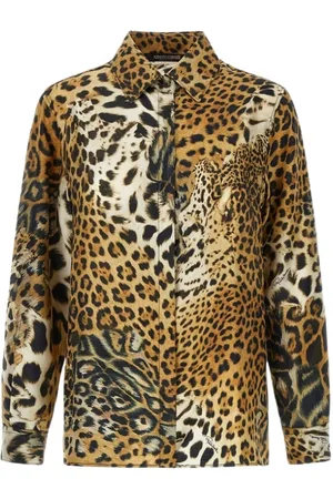 Roberto Cavalli Donna, Camicette , Marrone, 2Xl, new