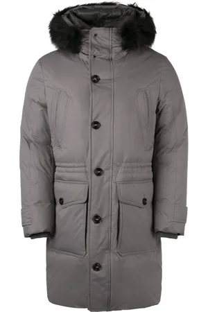 MOORER Uomo, Cappotti, Grigio, M, new
