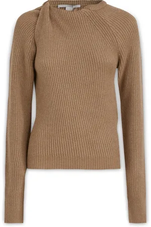 Stella McCartney Donna, Maglie, Marrone, M, new