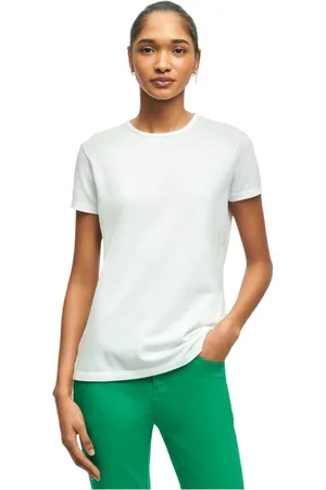 Brooks Brothers Donna, Top, Bianco, L, new