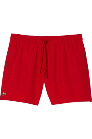 Lacoste Uomo, Costumi da bagno, Rosso, XL, new
