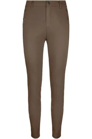 2-Biz Donna, Pantaloni, Marrone, 3Xl, new