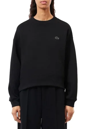Lacoste Donna, Felpe, Nero, L, new