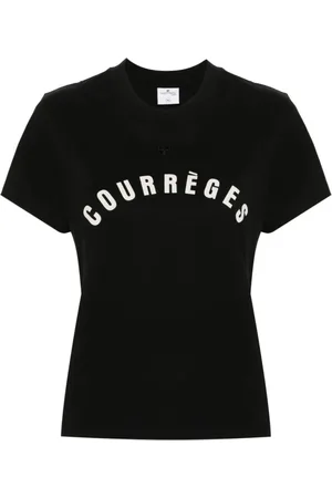 Courrèges Donna, Top, Nero, S, new
