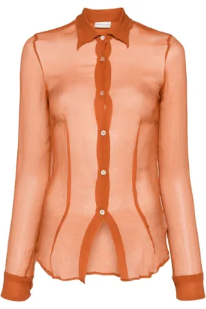 DRIES VAN NOTEN Donna, Camicette , Arancione, S, new