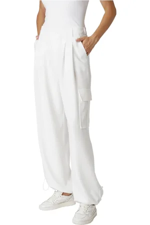 ELEVENTY Donna, Pantaloni, Bianco, M, new