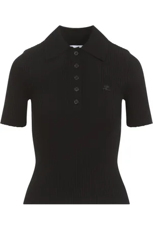 Courrèges Donna, Top, Nero, XS, new