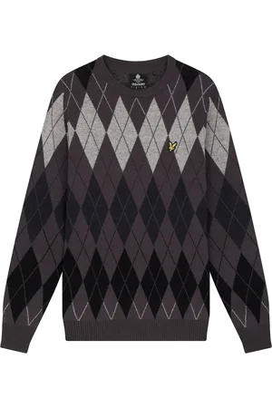 Lyle & Scott Uomo, Maglie, Grigio, M, new