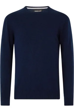 Roberto Cavalli Uomo, Maglie, Blu, M, new