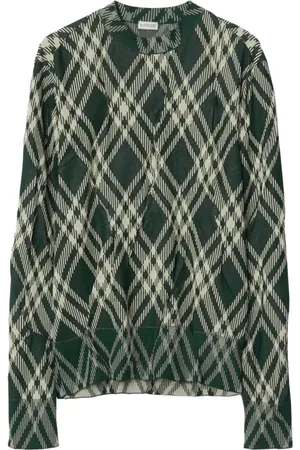 Burberry Uomo, Maglie, Verde, S, new