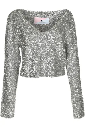 Chiara Ferragni Donna, Maglie, Grigio, M, new