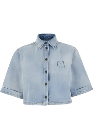 Msgm Donna, Camicette , Blu, XS, new