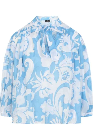 Etro Donna, Camicette , Blu, 2Xs, new