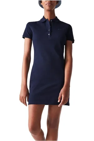Lacoste Donna, Abiti, Blu, S, new