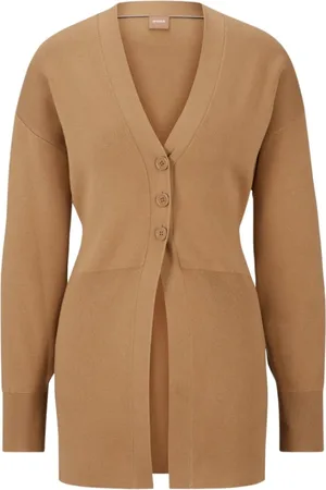 HUGO BOSS Donna, Maglie, Marrone, S, new